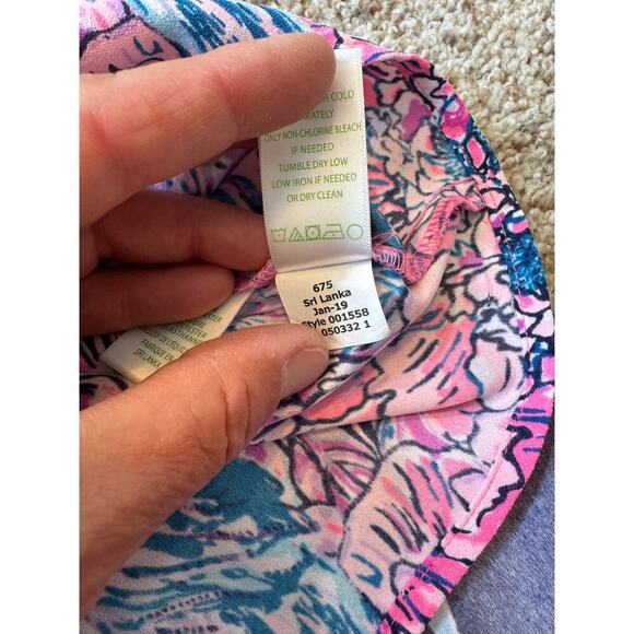 Lilly Pulitzer Lucky Lady Donna Romper/Dress size 2, Built in shorts - Picture 12 of 13